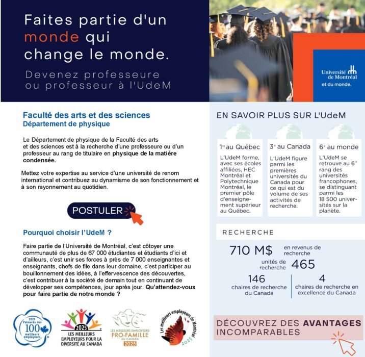 Postulez dès maintenant&nbsp;: https://rh-carriere-dmz-eng.synchro.umontreal.ca/psc/rhprpr9_car_eng/EMPLOYEE/HRMS/c/HRS_HRAM_FL.HRS_CG_SEARCH_FL.GBL?Page=HRS_APP_JBPST_FL&Action=U&FOCUS=Applicant&SiteId=3&JobOpeningId=531030&PostingSeq=1